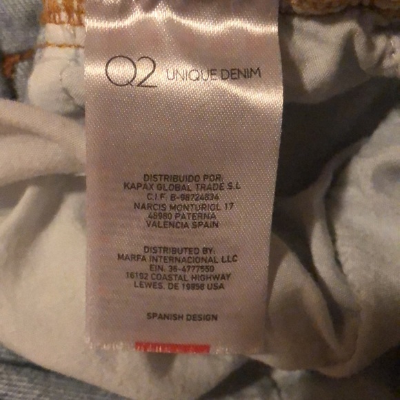 Q2 Premium Denim Size XL Boutique Ripped Jeans - Picture 4 of 4